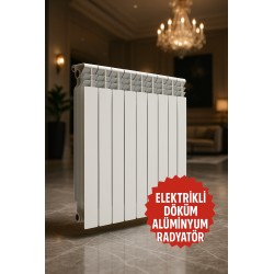 ELEKTRİKLİ DÖKÜM ALÜMİNYUM RADYATÖR (KABLOSUZ ODA TERMOSTATLI)