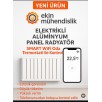 ELEKTRİKLİ ALÜMİNYUM RADYATÖR (KABLOSUZ ODA TERMOSTATLI)