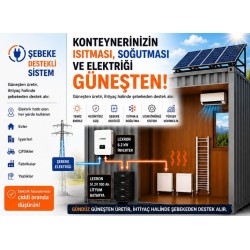 ŞEBEKE ELEKTRİĞİ DESTEKLİ GES (HAZIR PAKET)-ISITMA & SOĞUTMA