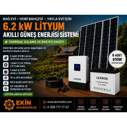 6,2 kW SOLAR ENERJİ SİSTEMİ...