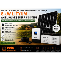 8 kW SOLAR ENERJİ SİSTEMİ...